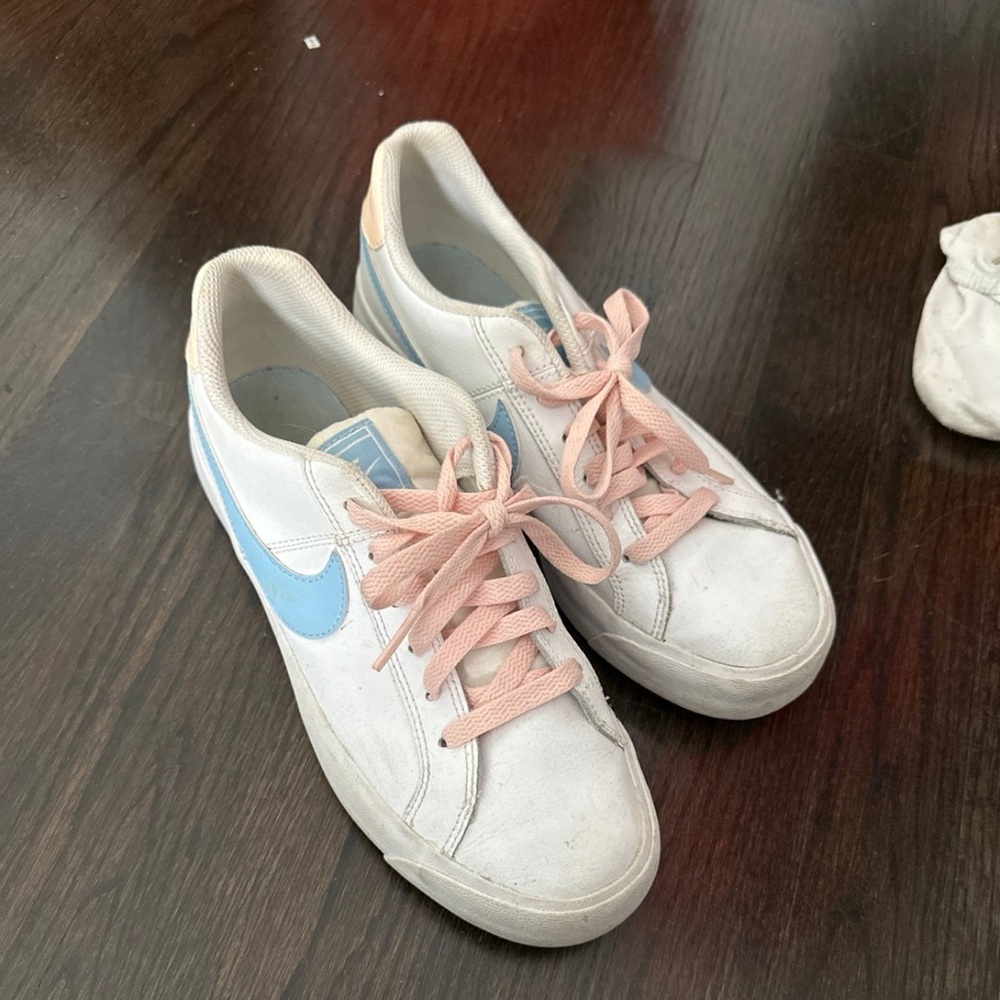 Bike blue and pink sneakers. Great condition